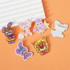 Broche Insignia Acrílico de Dibujos Animados Creativo Lindo Animal Oso Colgante Pin Adorno para Niños Parche