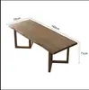 Nova Mesa de Chá Moderna de Madeira Maciça Estilo Chinês para Sala de Estar de Casa, Escritório, Mesa de Chá de Lazer Kung Fu Conjunto Completo de Combinação de Mesa e Cadeira