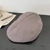 Gorra sencilla de gamuza de color liso con visera hacia adelante para mujer, gorra casual versátil de otoño e invierno que hace que la cara se vea más pequeña, estilo retro japonés, se puede usar al revés