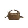 Bolsa Pequeña Cuadrada Portátil Retro Coreana al por Mayor para Mujer 2025 Invierno Nuevo Estampado de Leopardo Bolso de Hombro de Lujo Ligero Bolso Cruzado para Viajes