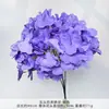 Buquê de Flores Artificiais de Hortênsia com Cinco Cabeças para Vaso, Casamento, Decoração de Hotel, Material Floral, Decoração Doméstica em Forma de Bloco