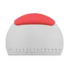 Cuchillo de corte multifuncional de acero inoxidable, raspador semicircular con escala, raspador para mantequilla de pastel, fideos de arroz, cortador de turrón