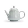 Tetera de cerámica con forma de calabaza Yingqing para preparar té, para la oficina, para una sola persona, pequeña tetera con orificio para filtro, juego de té Kung Fu sencillo para el hogar.