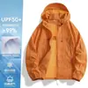 Ropa de Protección Solar Fresca de Verano para Niñas de Seda de Hielo Protección UV Exterior Chaqueta Holgada Ropa de Protección Solar Transpirable Ropa para la Piel Hombres