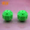 DKLQ50 bola de diamante porosa verde bola de plástico cuentas de inserción porosas bola de diamante octogonal piezas de producción pequeña