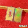Colgante de Flor de Durazno Tesoro Dorado Buena Suerte y Riqueza, Pegatina de Teléfono de Oro Puro Multicolor, Artículo de Regalo Popular de Tienda de Oro