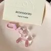 Chaveiro de cachorro bola de gelo fofo e estiloso, pingente adorável feminino, acessório para bolsa, presente para casais e melhores amigos