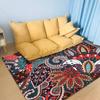 Alfombra de estilo étnico marroquí para sala de estar, mesa de centro, manta, área grande, dormitorio, retro, bohemio, tapete debajo de la cama