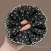 Goma para el pelo fruncida de estilo casual para mujer, banda elástica de alta gama para el cabello, nuevo accesorio para el cabello estilo coreano 2026 para peinados de moño