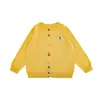 Suéter de Manga Longa da Moda para Meninos Wulibu Primavera e Outono 2026 Novo Cardigan Jaqueta Infantil Respirável Solto Versátil