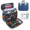 Suprimentos de costura de grande capacidade Armazenamento Bolsa Máquina de costura doméstica Acessórios de agulha e linha Ferramentas Armazenamento portátil Bolsa Mochila transversal