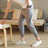 Pantalones cortos de lino de verano para hombre, pantalones casuales rectos y sueltos para hombre, pantalones cortos finos y cortos, pantalones juveniles de moda.