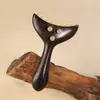 Herramientas de Masaje de Sándalo Verde, Sándalo Morado y Belleza de Cuerno para Cuero Cabelludo y Cuerpo, Raspador Gua Sha Portátil, Cepillo Meridianos de Masaje, Peine de Masaje