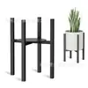 Soporte Metálico Ajustable para Plantas para Uso en Interiores y Exteriores, Adecuado para Macetas de 8 a 12 Pulgadas, Soporte Moderno para Plantas, Soporte de una Sola Capa para Macetas