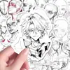 160 Folhas de Adesivos de Desenho de Cabeças para Estudantes de Arte, Rastreamento de Desenho de Linha, Placa de Pintura Decorativa DIY, Adesivos de Mesa à Prova d'Água