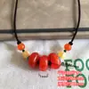 Colar Clavícula de Cera de Abelha Antiga DIY Feito à Mão com Corrente de Bolinhas Tipo Contas de Balde de Mel Sangue Colar Ajustável Explosões Ao Vivo