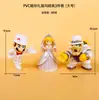 Super Mario Luigi Princesa Bowser Dinosaurio Monstruo Champiñón Gema Roja Gema Verde Orangután Modelo Adorno