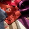 Bufanda de Lana Merina 100% "Christmas Story" para Avena, Bufanda Gruesa de Punto para Pareja, Invierno Mujer