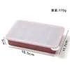 Forma de bolo de silicone de grau alimentício transfronteiriça com tampa, fácil de desenformar, resistente a altas temperaturas, para uso doméstico, forma de cubo de gelo de congelamento rápido de grande capacidade