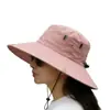 Sombrero de Pescador Unisex Impermeable y de Secado Rápido, Estilo Nuevo, para Montañismo, Camping, Protección Solar, Viajes al Aire Libre, Pesca, Sombrero Vaquero Occidental