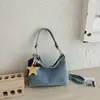 Bolso de mezclilla para mujer, nuevo bolso cruzado versátil casual de verano 2026, bolso de hombro de alta gama a la moda