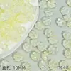 Cuentas de vidrio con forma de trébol de cuatro hojas para manualidades, transparentes, hechas a mano, para niños, joyería, pulsera, collar, accesorios, venta al por mayor