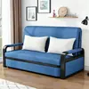Sofá-cama dobrável multifuncional, sofá de tecido retrátil de uso duplo, adequado para apartamentos pequenos, sofá-cama para cochilo de uma ou duas pessoas