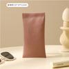 Estojo de Couro para Óculos Qc Novo Bolsa Portátil para Armazenamento de Óculos com Fechamento Automático Estojo de Armazenamento para Óculos de Sol Venda por Atacado