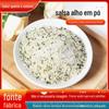 Alho em pó com salsa comida leve tempero saudável bife ocidental massa sal de alho e salsa tempero composto ingredientes domésticos