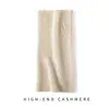 100% Cachemir Otoño/Invierno 2026 Nuevo Bufanda Pequeña para Mujer Tejido de Cable Hueco Engrosado Calentador de Cuello Cubierta para la Cabeza Calentador de Cuello Tejido
