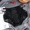 Calcinhas Femininas de Algodão com Renda, Cintura Alta, Controle de Barriga, Sem Costura, Seda Gelada, Tamanho Plus