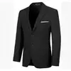 Nueva Chaqueta de Traje Formal para Hombre de Doble Botón y Solapa Simple de Comercio Exterior Transfronterizo, Estilo Coreano, Traje Casual de Negocios Ajustado para Hombres Jóvenes, Ropa Formal para Hombre