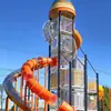 Fabricante de Toboganes Gruesos de Acero Inoxidable, Instalaciones de Entretenimiento, Lugares Turísticos, Parques Infantiles para Padres e Hijos, Toboganes Combinados Infantiles Exteriores No Estándar