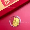 Pegatinas Doradas Culturales y Creativas del Año del Caballo para Teléfono, Regalos de Año Nuevo de Oro Puro, Recuerdos, Artículos Populares para los Puestos del Festival de Primavera, Venta al por Mayor de Pequeños Artículos
