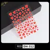 Adesivos de Unha Artística Coração Irregular, Simples e Versátil Coração Recortado Adesivos de Unha DIY, Estilo Joia Dh