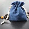 Bolsita de Terciopelo con Cordón para Joyería Coleccionable, Doble Capa de Gamuza con Forro Espeso de Tela de Toalla, Personalización al por Mayor