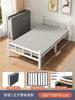Cama plegable, cama individual, alquiler de habitación, sofá cama para adultos, cama de tablero duro de 1 m, dormitorio, oficina sencilla, cama de hierro