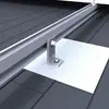 Kit de suporte de placa de alumínio para instalação de painel solar em telhados de telha asfáltica, suporte de painel fotovoltaico em liga de alumínio