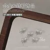 Joias para Nail Art Zircônia Laço Sino Pérola Liga Laço de Gravata Laço de Fita Zircônia Decoração de Unha 1 Peça