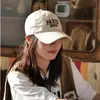 Gorra de Béisbol Nueva Mujer Parasol Protector Solar Sombrero de Copa Dura Hombre Corea del Sur Algodón Puro Letra Bordada Gorra de Primavera Gorra de Mujer
