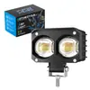 DxzImpuestos No IncluidosFoco LED para Motocicleta con Haz Alto y Bajo Lente Exterior, Faro LED para Coche