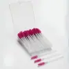 Caja de 50 Piezas Varilla de Cristal Espiral Multicolor de Un Solo Uso Cepillo para Lavar Pestañas Cejas Pestañas Doble Propósito Stock Listo Venta al por Mayor