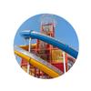 Tobogã Infantil de Aço Inoxidável Grande para Exterior Instalações de Diversão Turismo Cultural Parque Cênico Playground Combinação Equipamento de Diversão