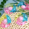 Perlas de Detergente para Ropa de Cuatro Cámaras de 10 g con Fragancia de Larga Duración, Perlas de Detergente Tres en Uno para Eliminación de Manchas y Suavizado, Cápsulas para Lavar, Entrega Directa de Fábrica Oem