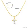 Suministro Directo Transfronterizo de Elegantes y Modernos Collares para Clavícula con Cadena de Estrellas y Incrustaciones de Diamantes Cuadrados para Mujeres, Collares Exquisitos y de Alta Gama al por Mayor