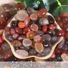 Pedra Yuhua Natural Pedra Ágata Colorida Decoração de Paisagismo para Aquário Decoração de Pavimentação para Suculentas Hidropônicas Vasos de Flores Pedras Coloridas Sete Cores