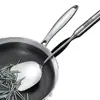 Pala para Saltear Alemana 304 Acero Inoxidable Espesor Una Pieza Cuchara Anti-quemaduras Cocina Hogar Pala Antiadherente para Sartén