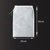 Bolsas de Filtro de Nylon con Cordón al por Mayor de Fábrica para Exprimir Rellenos de Verduras, Leche, Leche de Soya, Nueces, Café y Jugos