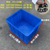 Caja de Plástico Rectangular Plegable Extra Grande y Gruesa con Ruedas, Caja de Plástico con Ruedas, Se Puede Usar con Tapa, Caja de Transferencia Logística