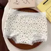 Pantaletas de Algodón Antibacteriano en la Entrepierna de Tiro Alto para Niñas 10A, Calzoncillos tipo Boxer Sexy de Talle Alto con Entrepierna Extendida para Mujer Tallas Grandes, Calzoncillos para Mujer